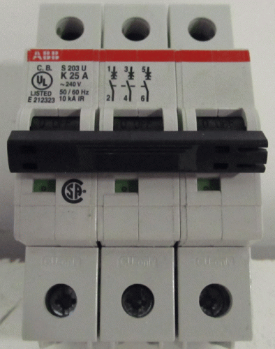 S203U-K25 Molded Case Circuit Breaker by ABB