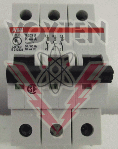 S203U-K40 Molded Case Circuit Breaker by ABB