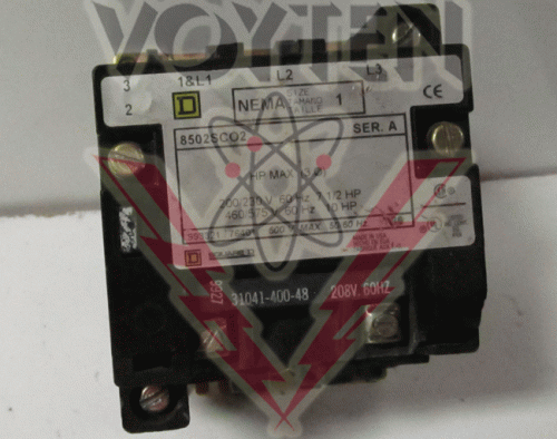 8502SCO2 Contactor Relay by Square D