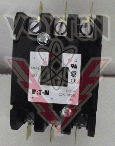 C25FNF360T Contactor by Eaton, Cutler Hammer or Westinghouse
