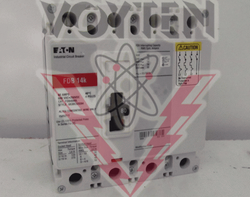 FDB4080L Circuit Breaker by Eaton, Cutler Hammer or Westinghouse