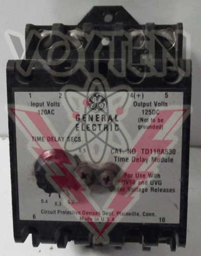 TD110A530 Time Delay Module Input by General Electric 