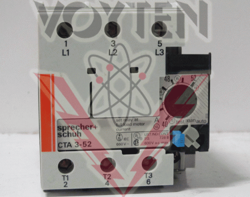 CTA3-52 Thermal Overload Relay by Sprecher + Schuh
