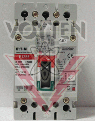EGE3030FFG Circuit Breaker by Eaton, Cutler Hammer or Westinghouse