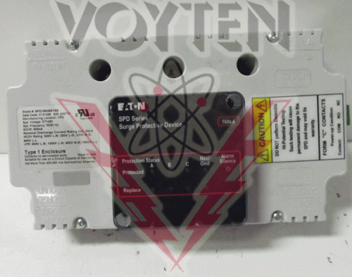 SPD160480Y2A SPD Series Surge Protective Device System by Eaton, Cutler Hammer or Westinghouse