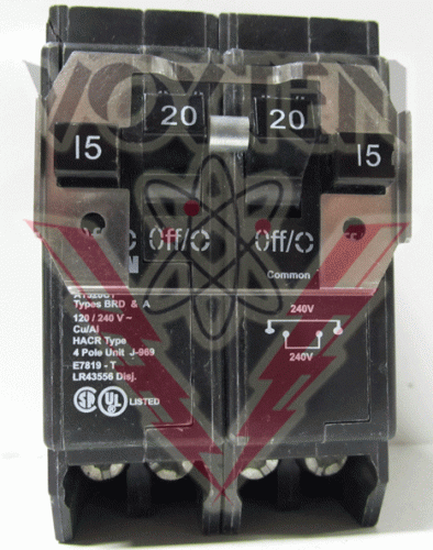 QBHW3015H Circuit Breaker by Eaton, Cutler Hammer or Westinghouse