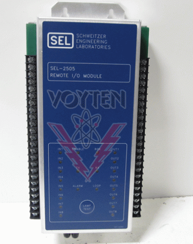 SEL Schweitzer Engineering Laboratories SEL-2505 Remote I/O Module 