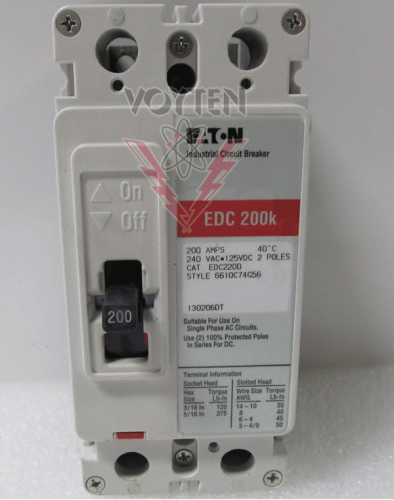 EDC2200 Circuit Breaker by Eaton, Cutler Hammer or Westinghouse