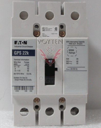 GPS3040 Circuit Breaker by Eaton, Cutler Hammer or Westinghouse