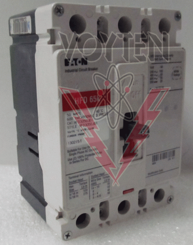 HFD3050J01 Circuit Breaker by Eaton, Cutler Hammer or Westinghouse
