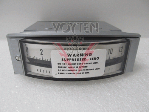 50-180181HEAA1JWR D-C Milliammeter by General Electric