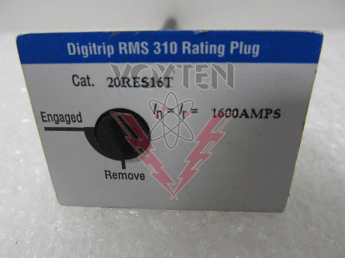 20RES16T Rating Plug by Eaton, Cutler Hammer or Westinghouse
