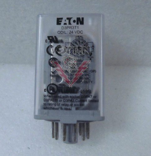 D3PR3T1-A3 Octal Relay Coil by Eaton, Cutler Hammer or Westinghouse
