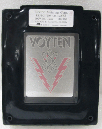 ELECTRIC METERING CORP CTR. 1600:5A 600V INC CLASS 10KV BIL CAT# RT3242-1600
