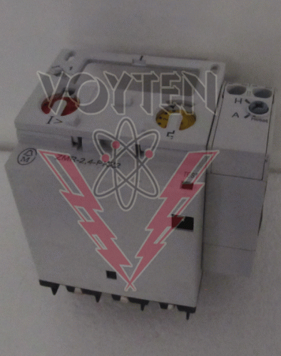 EATON MOTOR PROTECTIVE TRIP BLOCK WITH OVERLOAD RELAY FUNCTION DIAL SET 1.6-2.4 CAT# ZMR-2.4-PKZ2