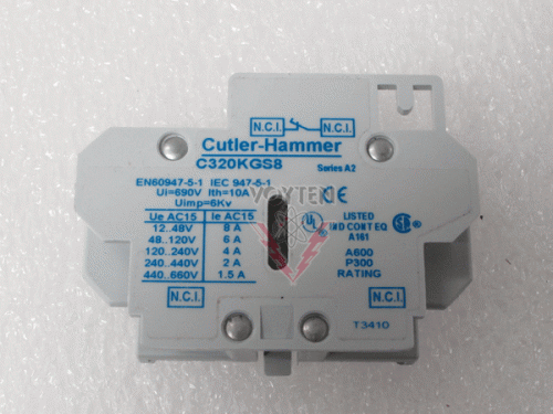 EATON CUTLER-HAMMER FREEDOM SERIES SIDE MTD. AUX. CAT# C320KGS8