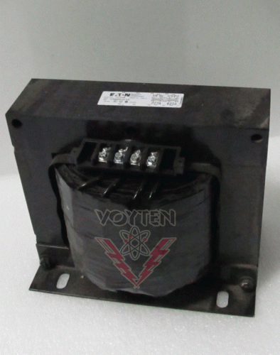 CUTLER HAMMER CONTROL POWER TRANSFORMER KVA 3.0 PRIMARY VOLTS 240-480 VAC SECONDARY VOLTS 120-240 VAC 50/60 HZ CAT# C3000K2CXX