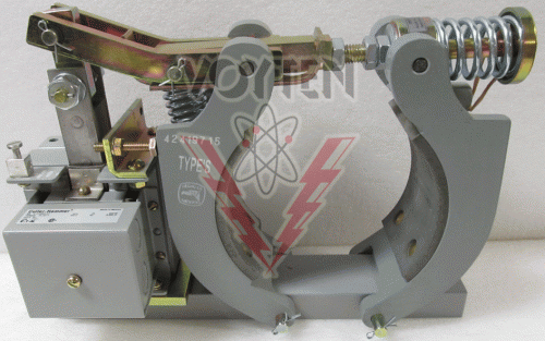 EATON CUTLER HAMMER MAGNETIC SOLENOID BRAKE SHOE, TYPE S, SERIES A, SIZE 5-1/2 INCHES,  480 V~ COIL, 60 Hz, CAT # 511H993-41