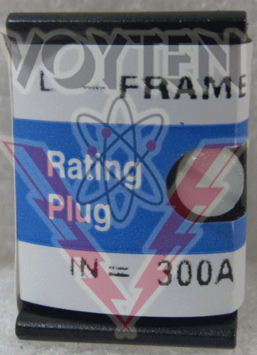 EATON CUTLER HAMMER ORPL40A300 RATING PLUG L FRAME 300A, CAT # ORPL40A300