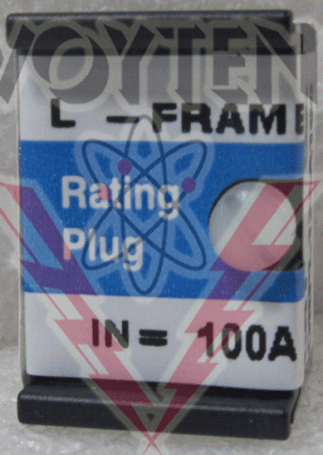 EATON CUTLER HAMMER RATING PLUG L FRAME OPTIM, 100 AMP, CAT # ORPL125A100