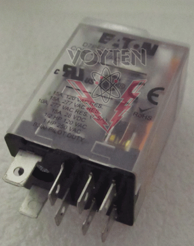 D7PF2AB Relay by Eaton, Cutler Hammer or Westinghouse