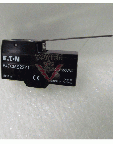 EATON PRECISION SWITCH 20 AMPS 250 VAC STRAIGHT LEVER CAT# E47CMS22Y1