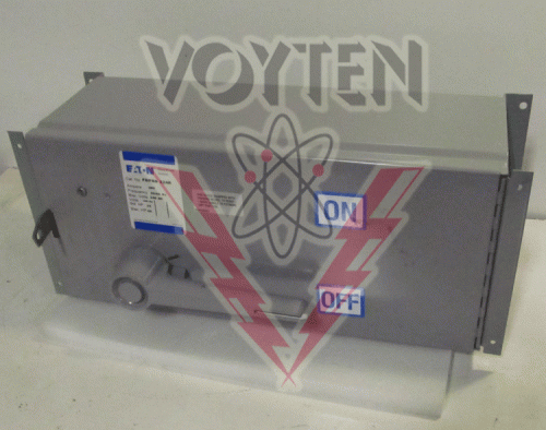 EATON DEAD FRONT SWITCH 3 POLES 200 AMPS 240 VAC 50/60 HZ STANDARD HP 25 MAX.HP 60 WITH BREAKERFDB3200KW CAT# FDPBS324R