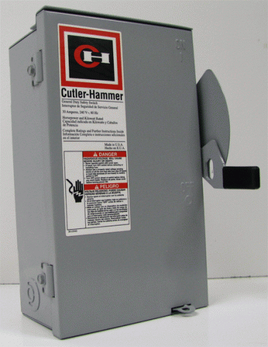 DG221NRB General Duty Safety Switch