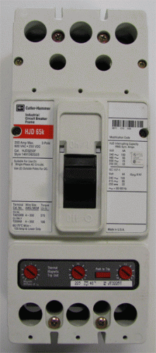 HJD3250F w/ JT3225T Trip Unit Circuit Breaker