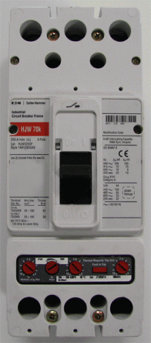 HJW3250F w/ JT3250TA Trip Unit Circuit Breaker