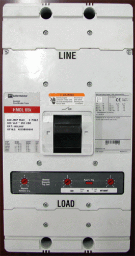 HMDL3800F with MT3800T Trip Unit Circuit Breaker