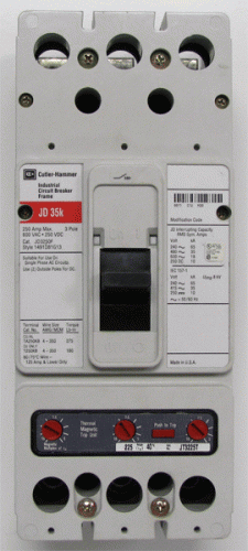 JD3250F w/ JT3225T Trip Unit Circuit Breaker