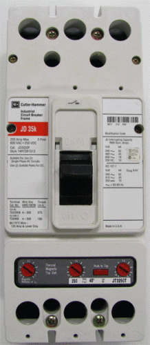 JD3250F w/ JT3250T Trip Unit Circuit Breaker