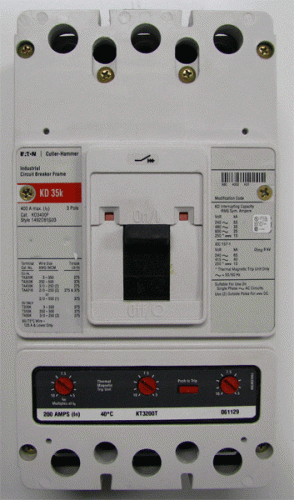 KD3400F Circuit Breaker w/ Trip Unit KT3200T
