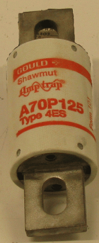 A70P125 Amp Trap Fuse by Gould