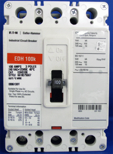 EDH3100 Circuit Breakers