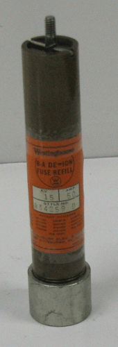 834259D Eaton, Cutler Hammer or Westinghouse Fuse Refill