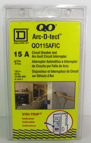 QO115AFI Square D Circuit Breaker