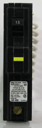 HOM115GFI Square D Circuit Breaker