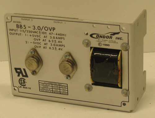 BB5-3.0/0VP Power Supply by Condor