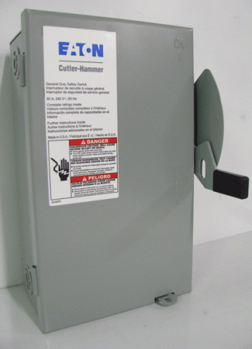 DG221NGB Safety Switch by Eaton, Cutler-Hammer or Westinghouse