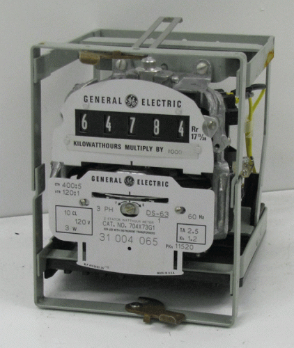 704X73G1 Watt Meter by General Electric