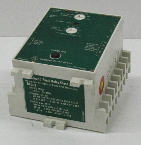 1293C47G04 Ground Fault Relay by Eaton, Cutler-Hammer or Westinghouse