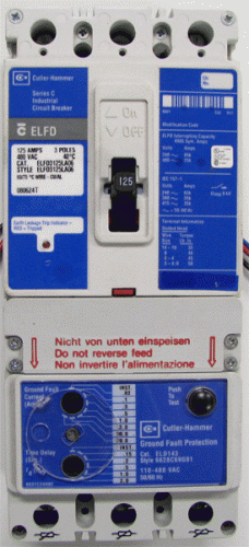 ELFD3125LA06 w/ Trip Unit ELD143 Circuit Breaker