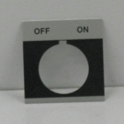 CR104PXN1BP057 Off-On Faceplate by General Electric