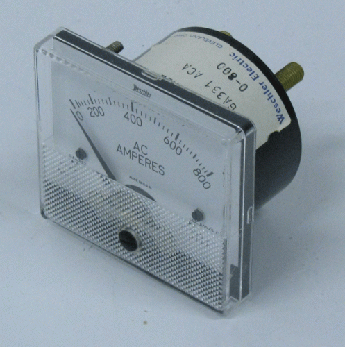 644B637A22 AC Amp Meter by Weschler Electric