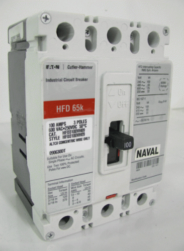 HFD3100VH09 Circuit Breaker by Eaton, Cutler-Hammer or Westinghouse