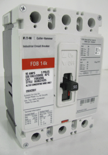 FDB3090L Circuit Breaker by Eaton, Cutler-Hammer or Westinghouse