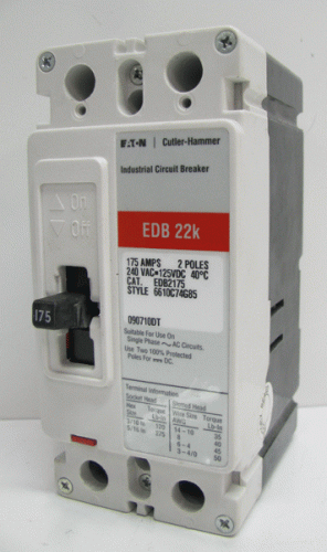 EDB2175 Circuit Breaker by Eaton, Cutler-Hammer or Westinghouse