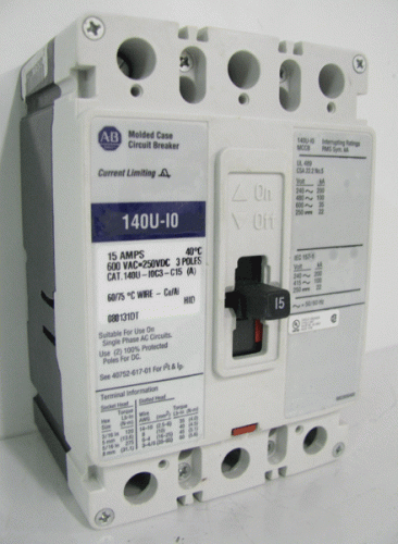 140U-10C3-C15 (A) Circuit Breaker by Allen Bradley